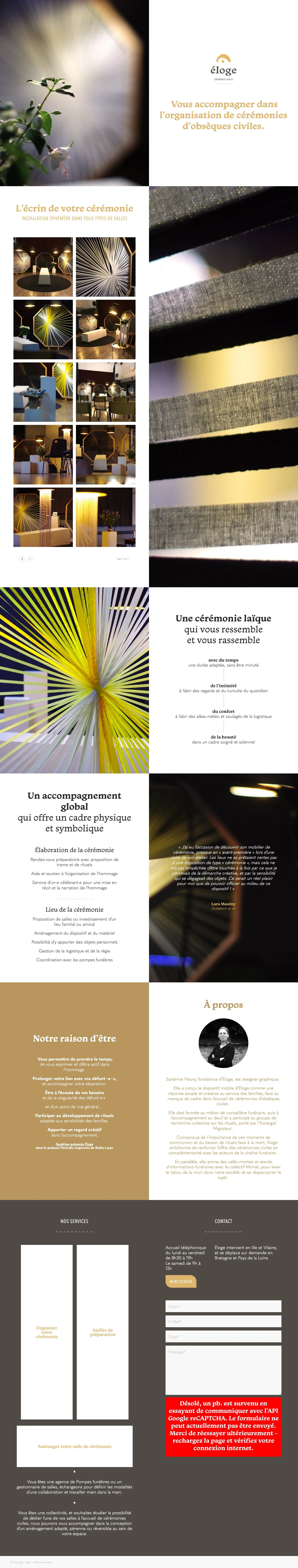 Éloge Cérémonies