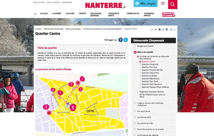 Nanterre - Cartes interactives · image 1