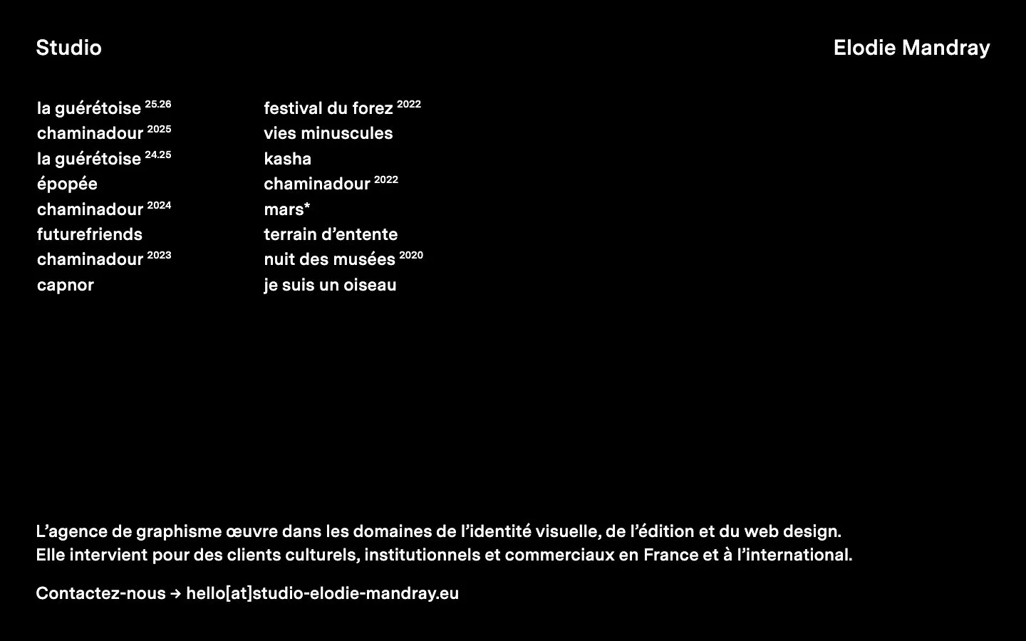 Studio Elodie Mandray